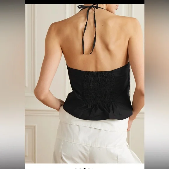 Deiji studios Black Halter Top - Picture 3 of 3